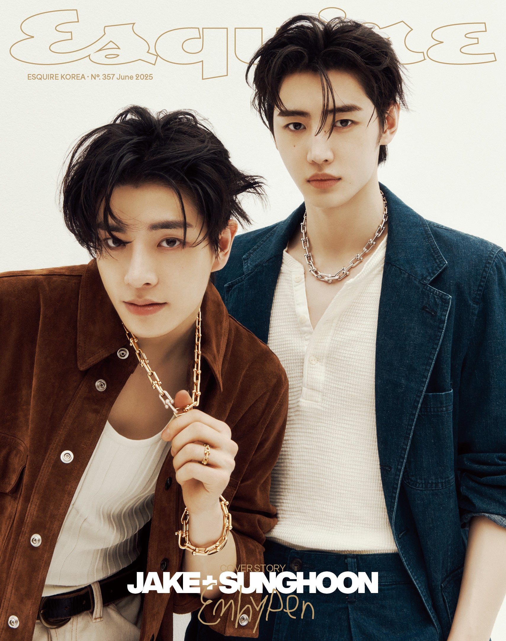 REVISTA ENHYPEN Esquire 2025.06 (JAKE & SUNGHOON) (A / B / C)