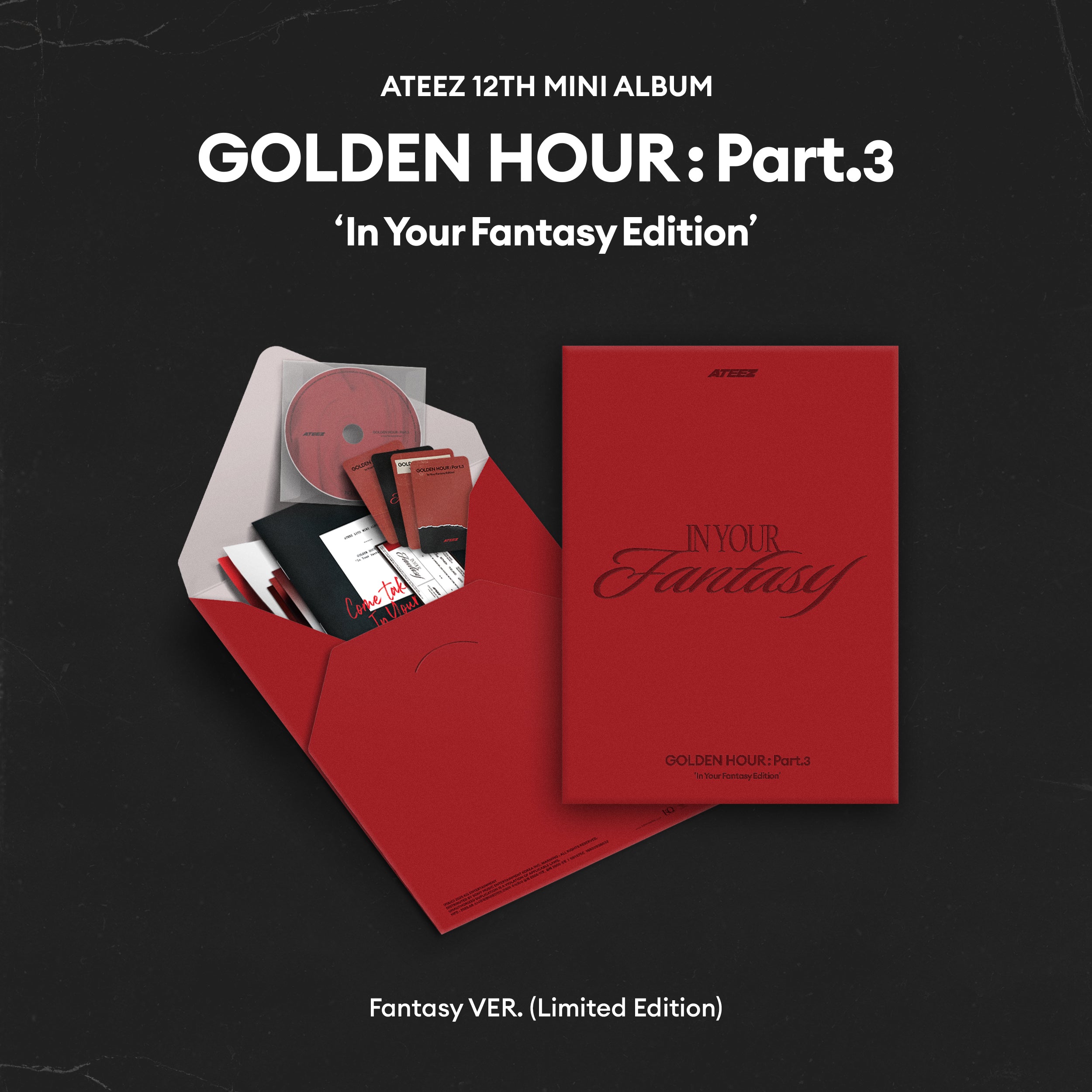 ATEEZ [GOLDEN HOUR : Part.3 ‘In Your Fantasy Edition’ (VERSIÓN LIMITADA)
