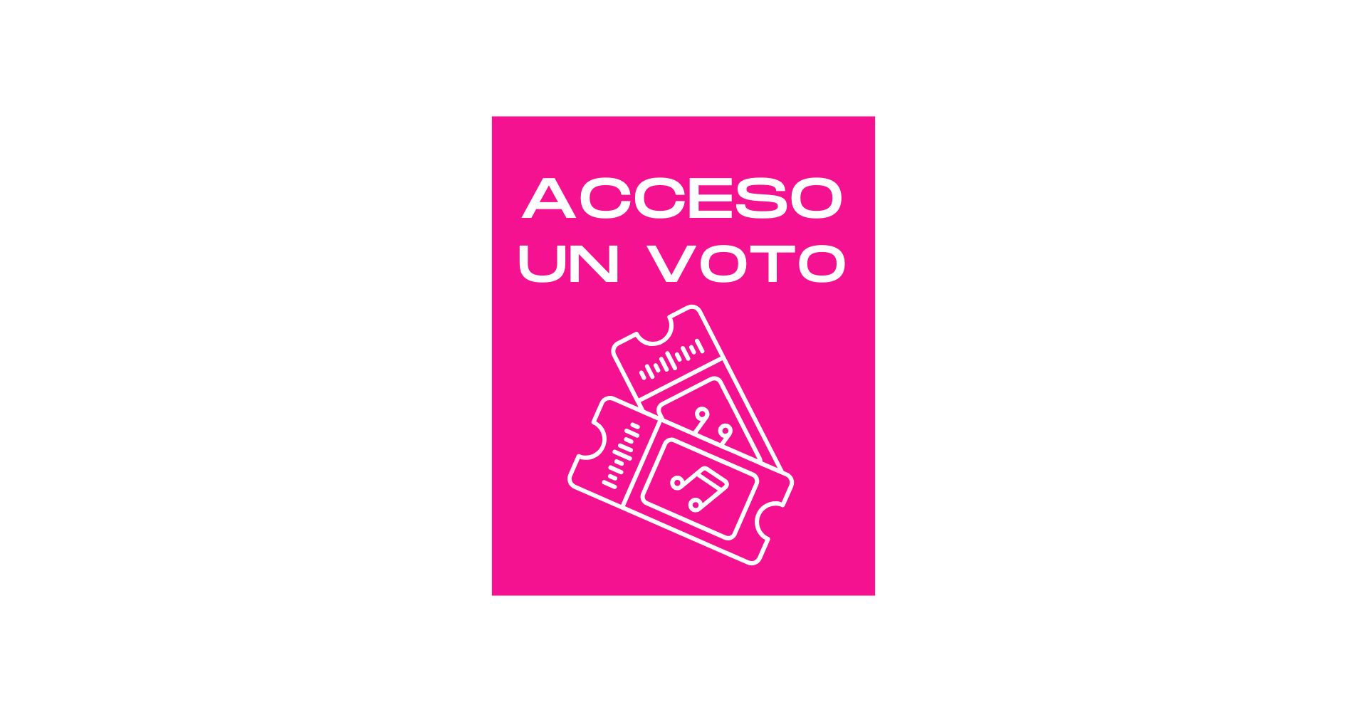 ACCESO UN VOTO 10 PUNTOS CUMPLEAÑOS
