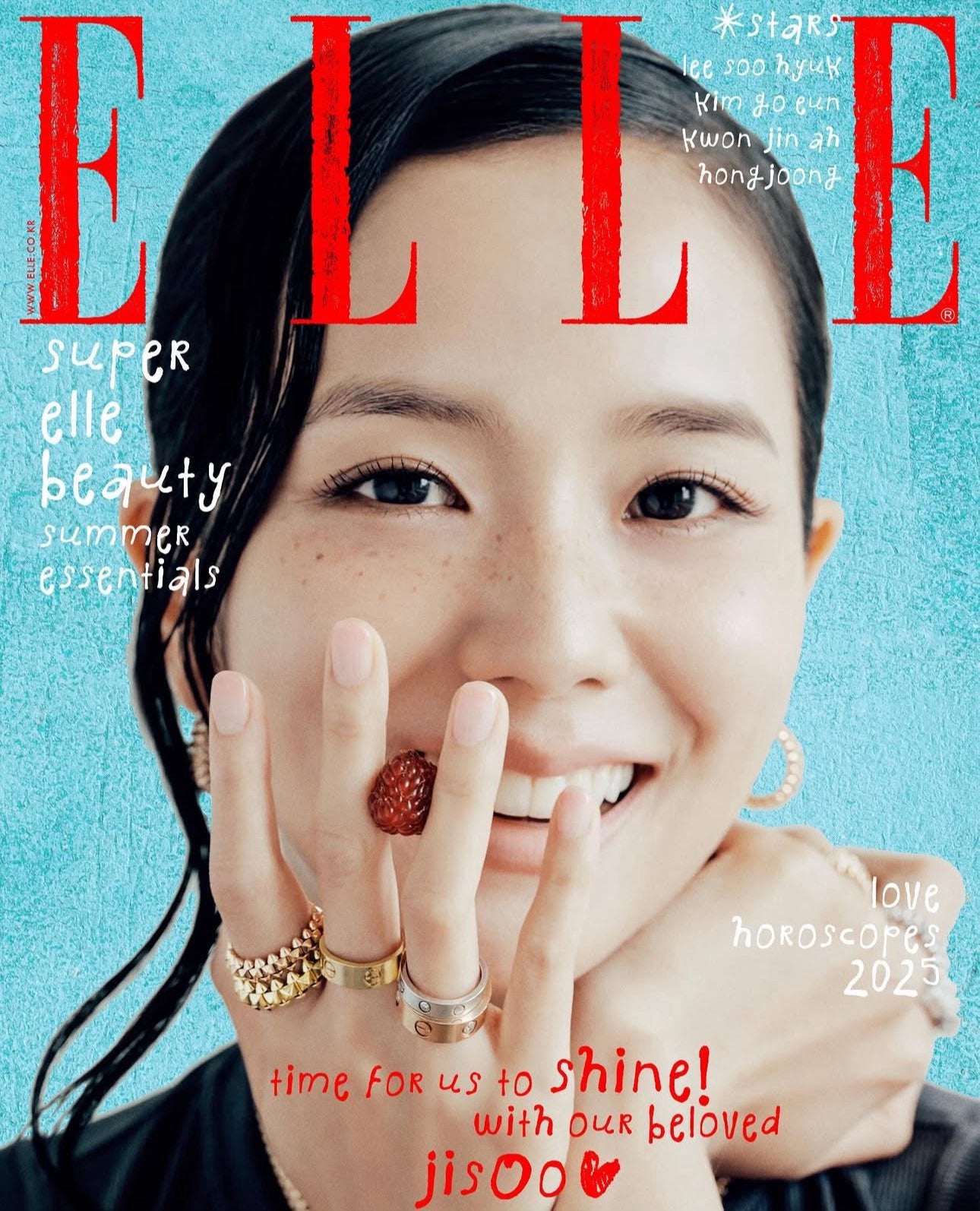 [REVISTA] BLACKPINK JUSOO Elle 2025.07 (A / B / C)