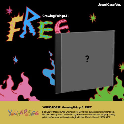 YOUNG POSSE EP [Growing Pain pt.1 : FREE] (Jewel Case Ver.)