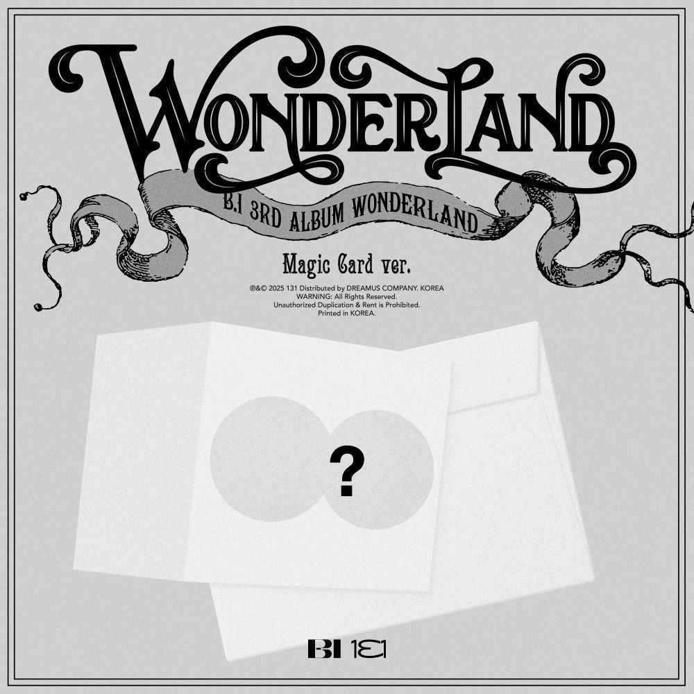B.I ALBUM WONDERLAND (Magic card Ver.)