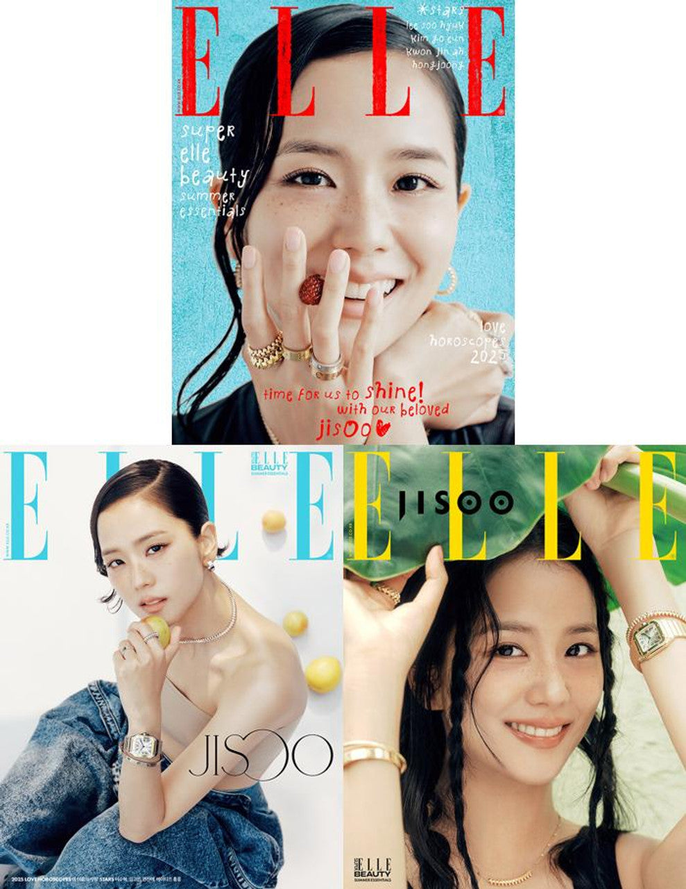[REVISTA] BLACKPINK JUSOO Elle 2025.07 (A / B / C)