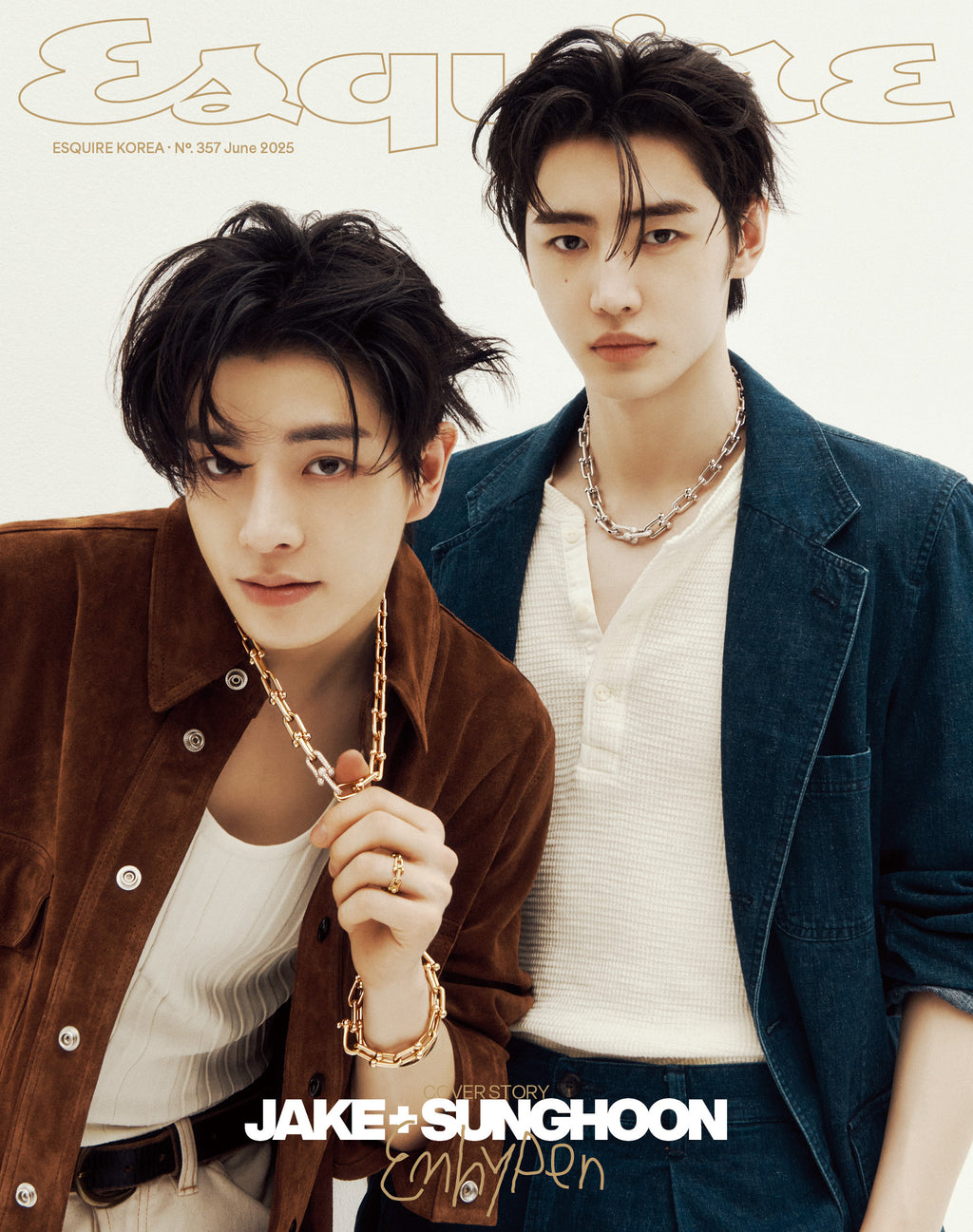 REVISTA ENHYPEN Esquire 2025.06 (JAKE & SUNGHOON) (A / B / C)