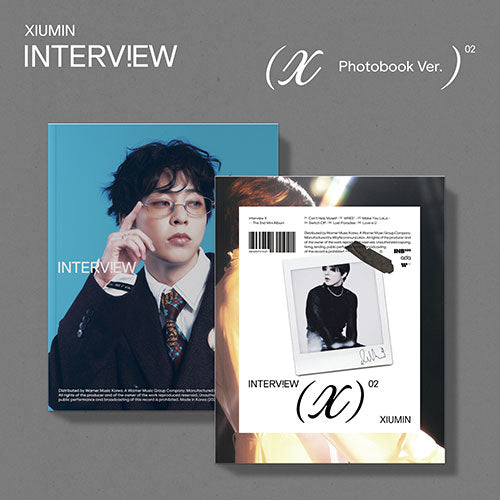 (XIUMIN) Interview X [Photobook Ver.] (XIU VER./MIN VER.)