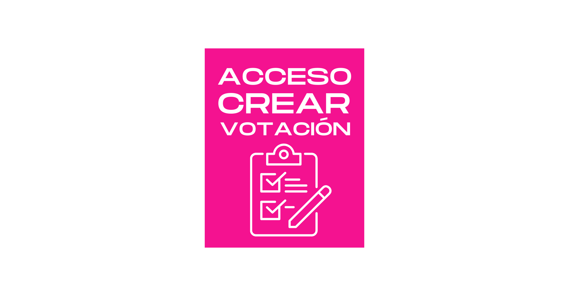 ACCESO CREAR VOTACIÓN 100 PUNTOS FANSIGN