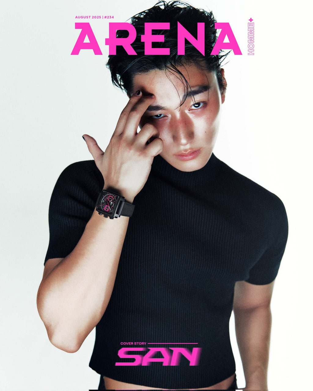 REVISTA ATEEZ SAN Arena Homme 2025.08 (A / B / C / D / E / F)