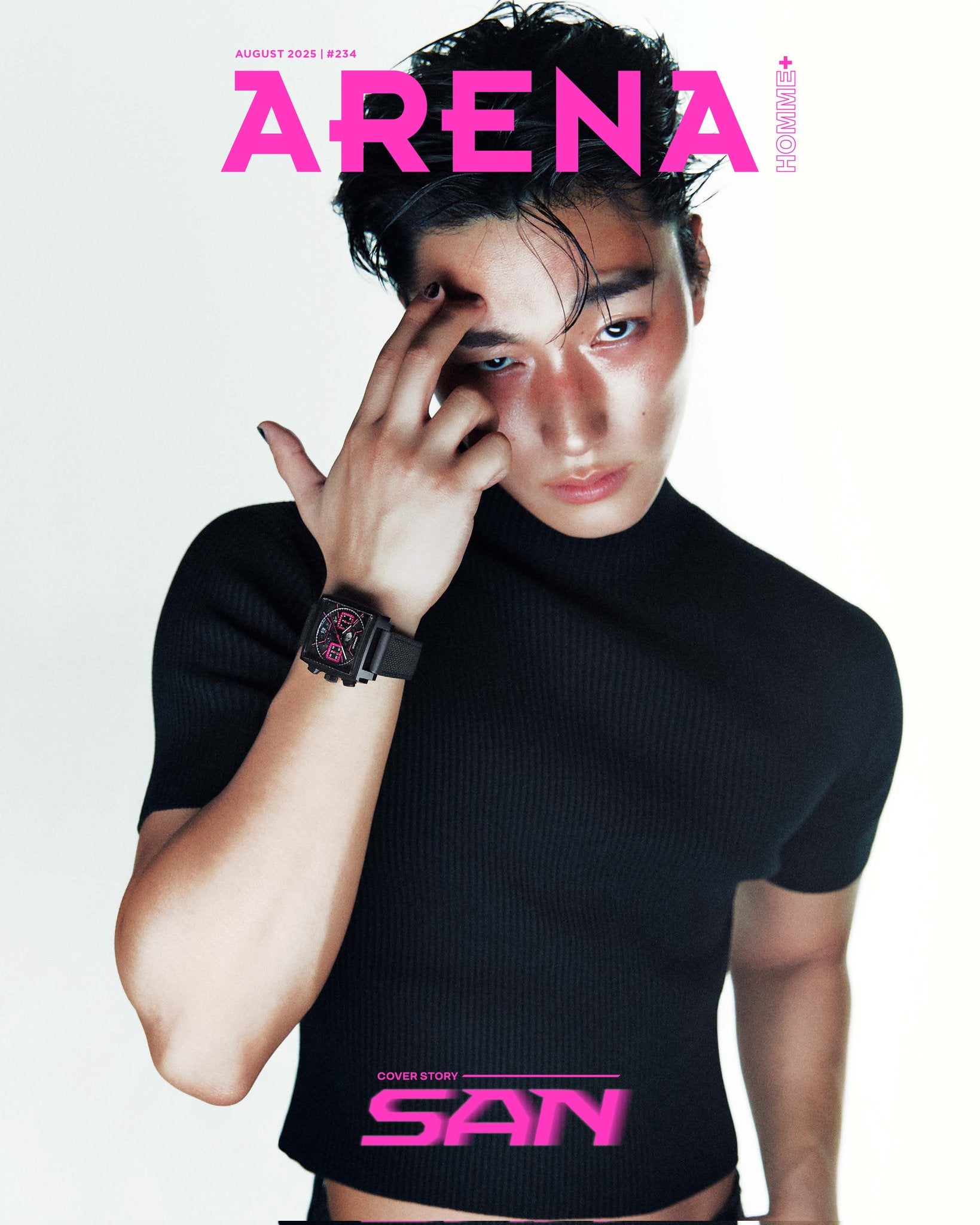 REVISTA ATEEZ SAN Arena Homme 2025.08 (A / B / C / D / E / F)
