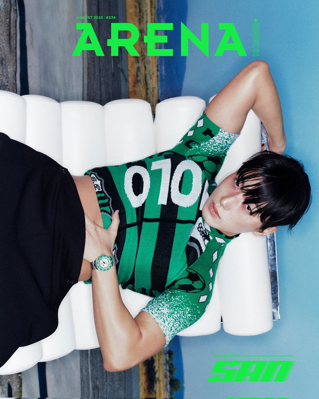 REVISTA ATEEZ SAN Arena Homme 2025.08 (A / B / C / D / E / F)