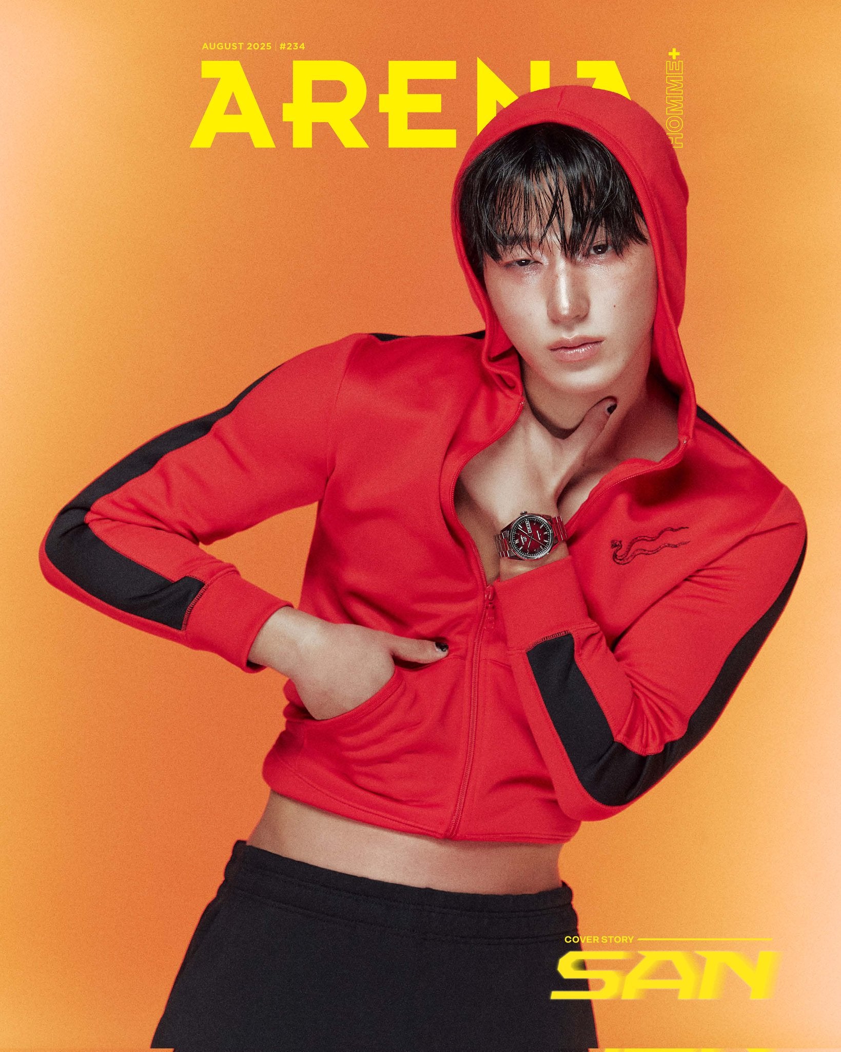 REVISTA ATEEZ SAN Arena Homme 2025.08 (A / B / C / D / E / F)