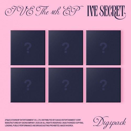 IVE [IVE SECRET] (Digipack ver.)