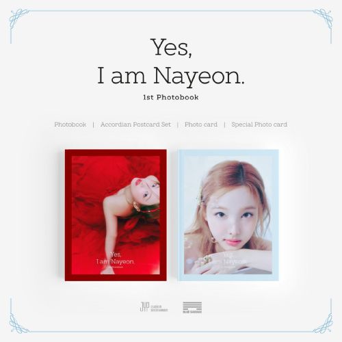 TWICE 1st PHOTOBOOK [Yes I am Nayeon.] (Burgundy Ver.)